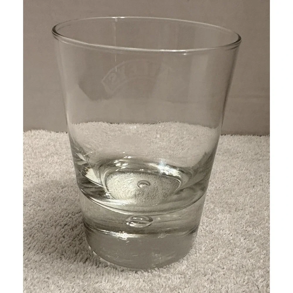 Baileys Irish Cream Glass Heavy Bubble Base Rocks Tumbler Barware Whiskey 4 1/2
